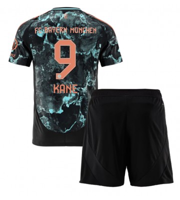 Bayern Munich Harry Kane #9 Venkovní dres komplet pro Děti 2024-25 Krátkým Rukávem (+ Krátké kalhoty)